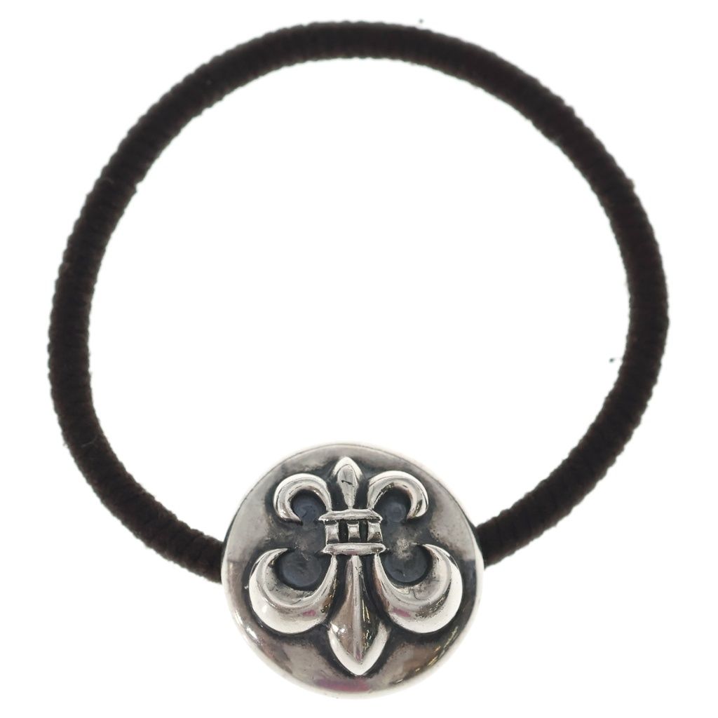 CHROME HEARTS (クロムハーツ) HAIRBAND BSフレアボール ヘアバンド ヘアゴムコンチョ シルバー BCA409