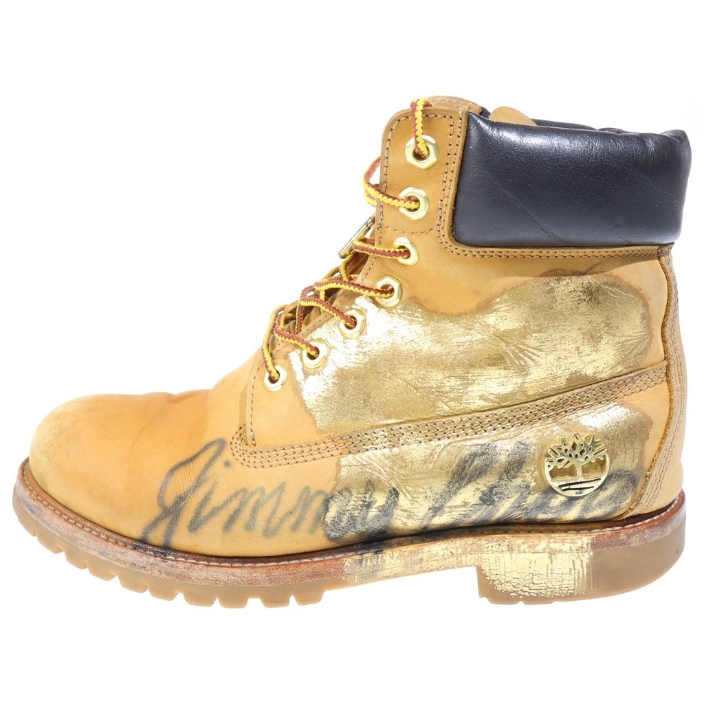 Timberland (ティンバーランド) ×Jimmy Choo 6INCH GRAFFIC BOOTS ×ジミーチュウ 6インチ グラフィックデザイン ブーツ ブラウン