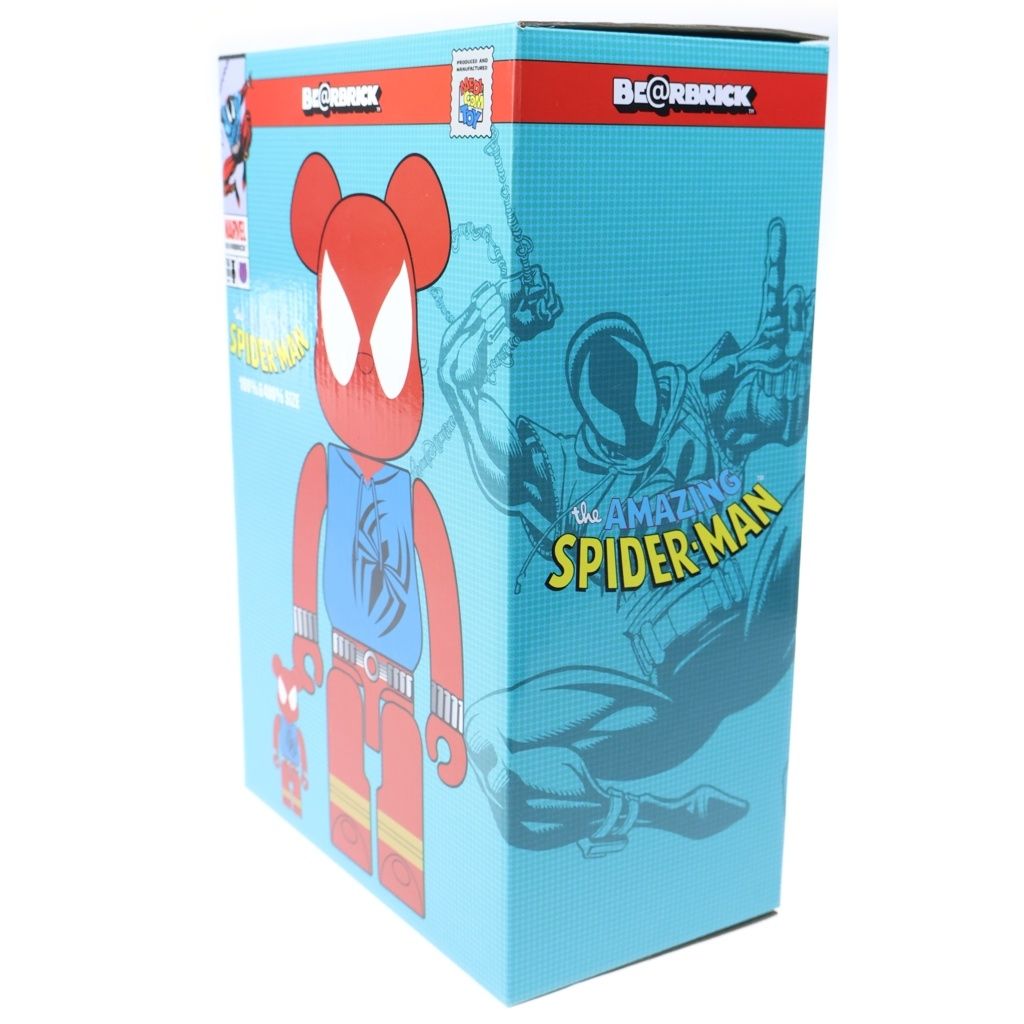 BE@RBRICK SCARLET SPIDER 100% & 400% MEDICOM BE@RBRICK SPIDER MAN