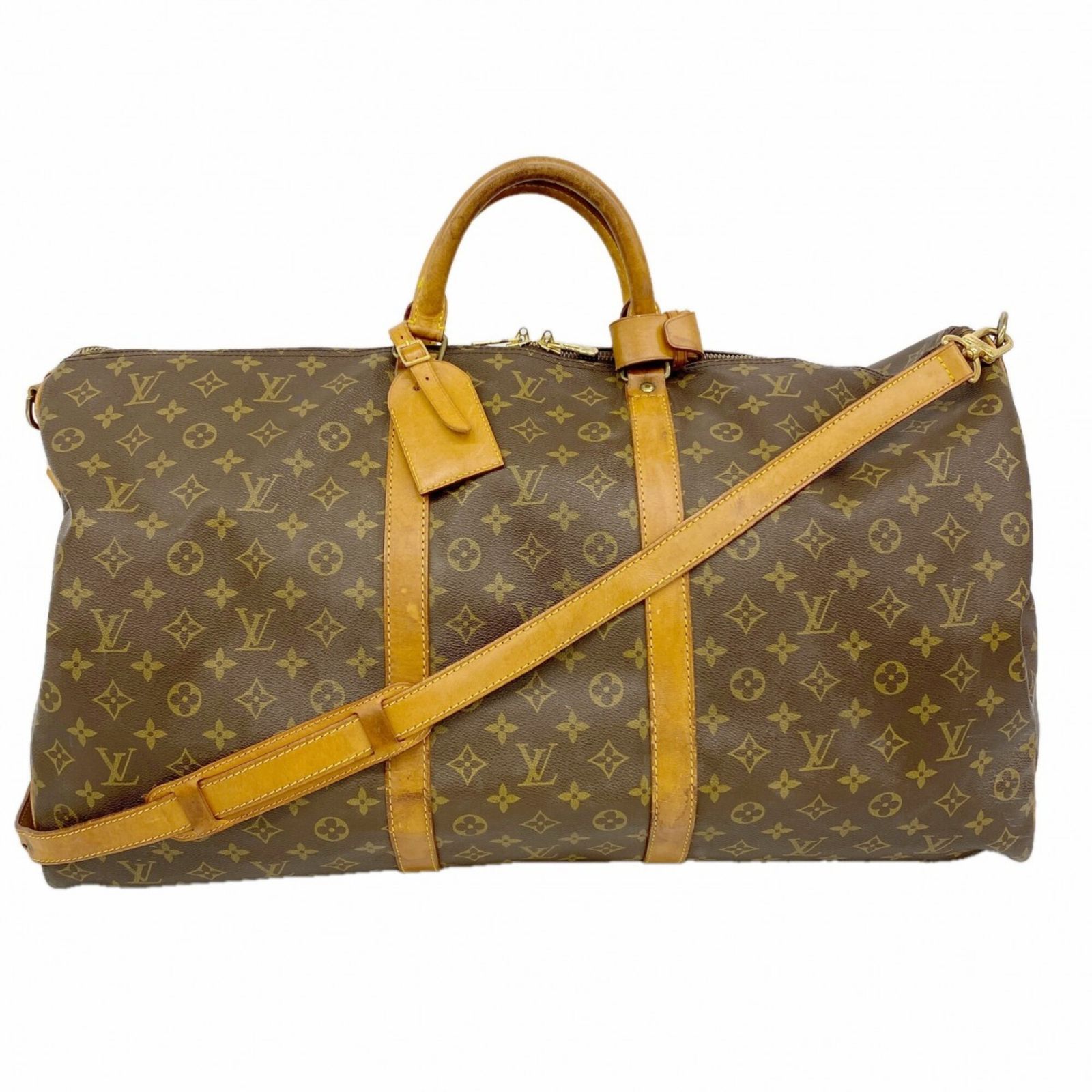 ルイ・ヴィトン(Louis Vuitton) ルイ・ヴィトン バッグ・ボストンバッグ モノグラム キーポルバンドリエール60 M41412 ブラウンメンズ レディース