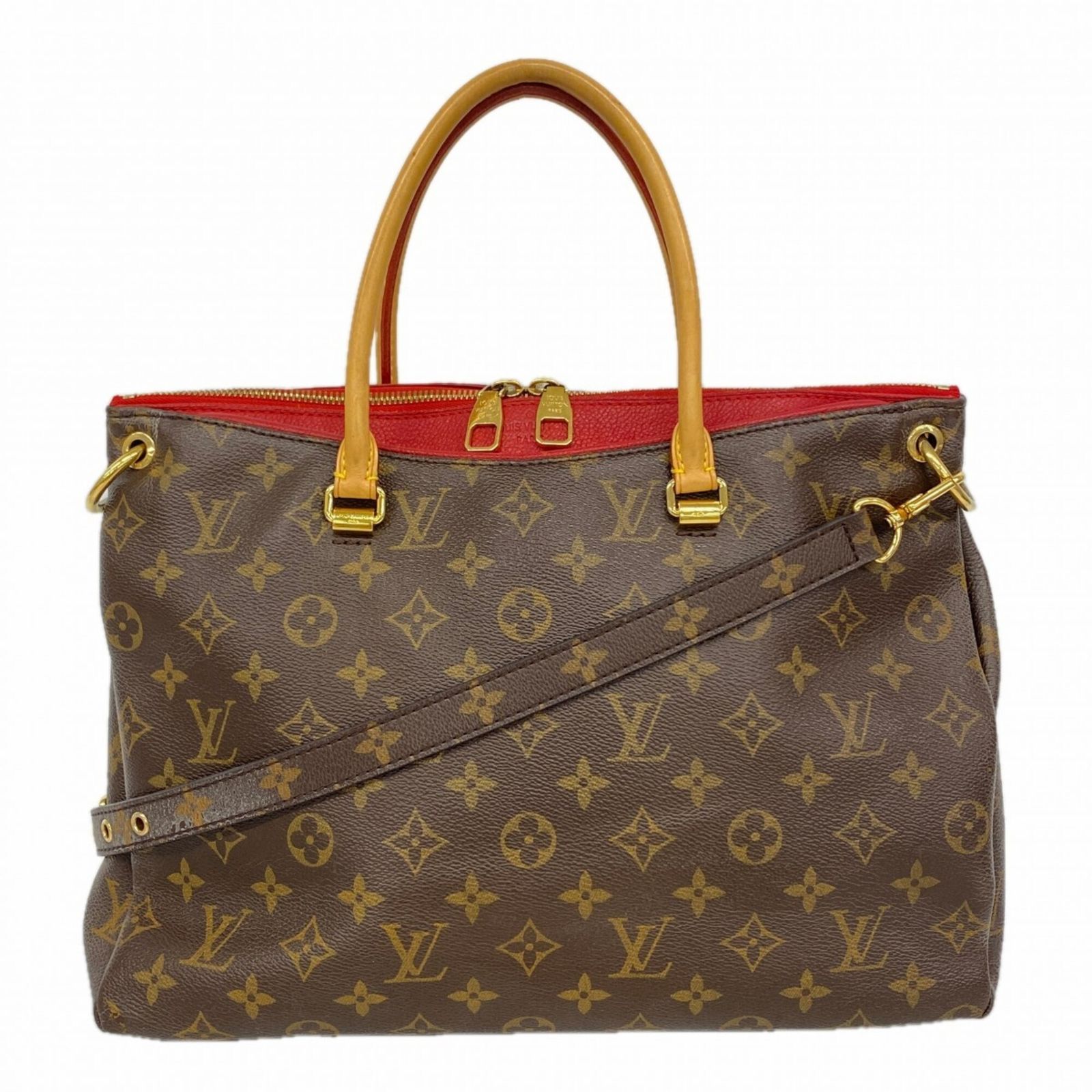 ルイ・ヴィトン(Louis Vuitton) ルイ・ヴィトン ハンドバッグ モノグラム パラス M41175 ブラウン スリーズ 2wayバッグレディース