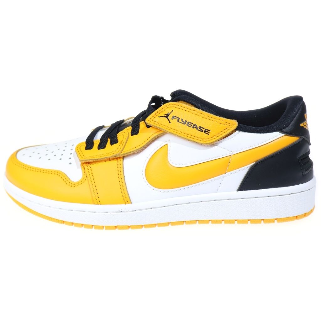 NIKE (ナイキ) AIR JORDAN 1 LOW FLYEASE UNIVERSITY GOLD エアジョーダン1 フライイーズ ユニバーシティ ゴールド ローカットスニーカー イエロー US9.5/27.5cm DM1206-107