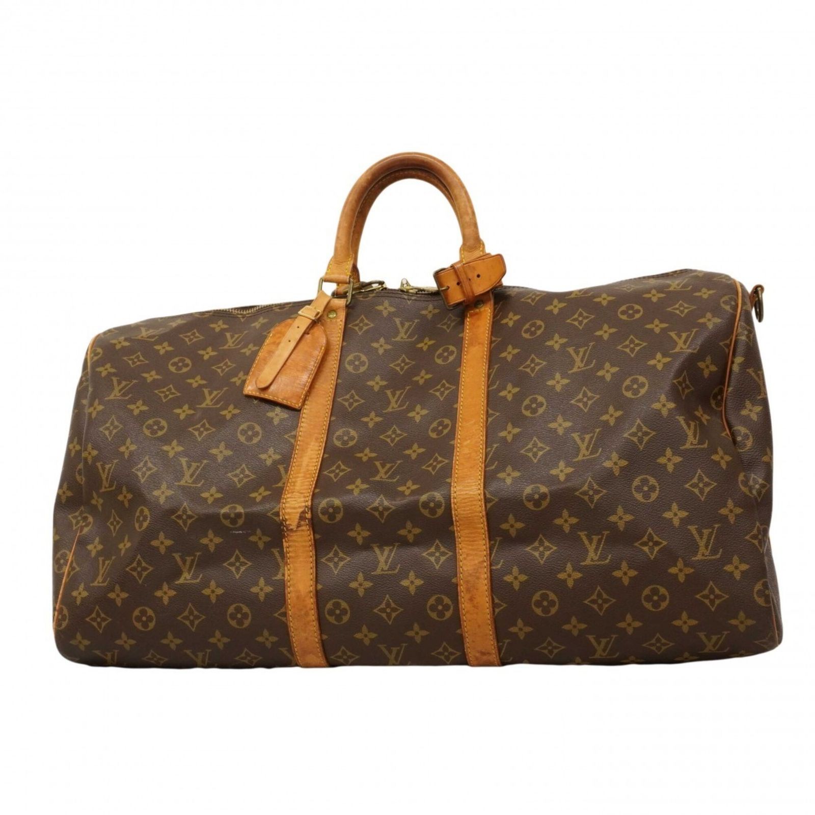 ルイ・ヴィトン(Louis Vuitton) ルイ・ヴィトン バッグ・ボストンバッグ モノグラム キーポルバンドリエール55 M41414 ブラウンメンズ レディース