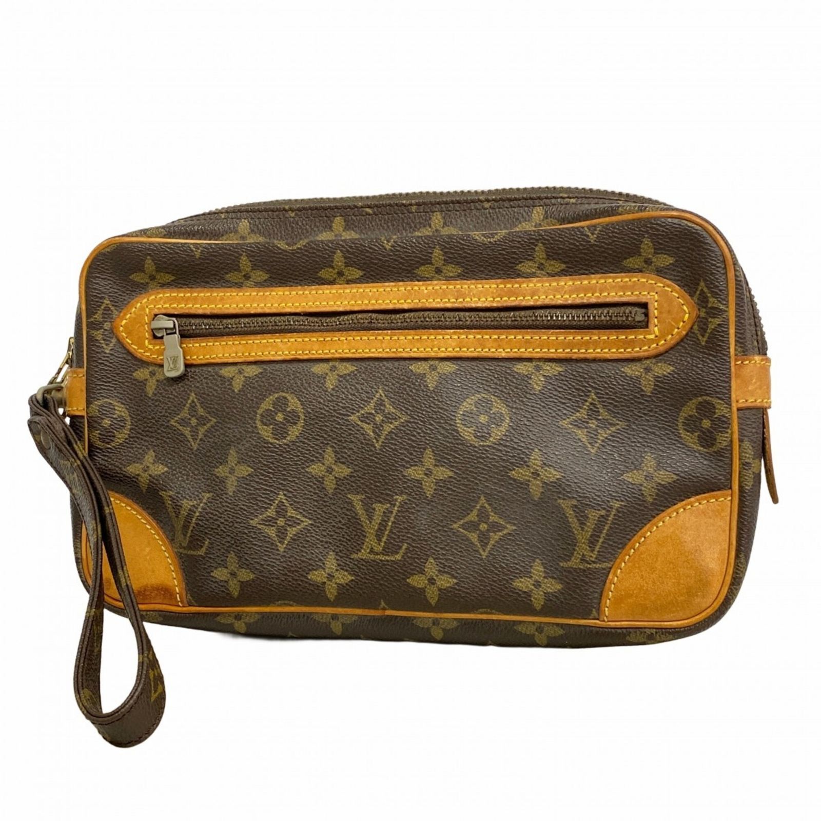 ルイ・ヴィトン(Louis Vuitton) ルイ・ヴィトン クラッチバッグ モノグラム マルリードラゴンヌGM M51825 ブラウンメンズ