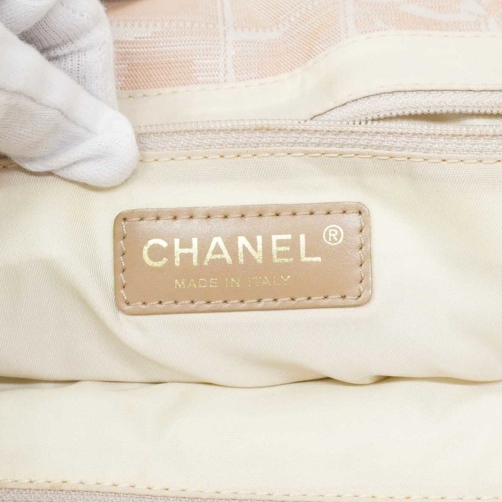 シャネル(Chanel) シャネル トートバッグ ニュートラベル ナイロン ベージュ レディース