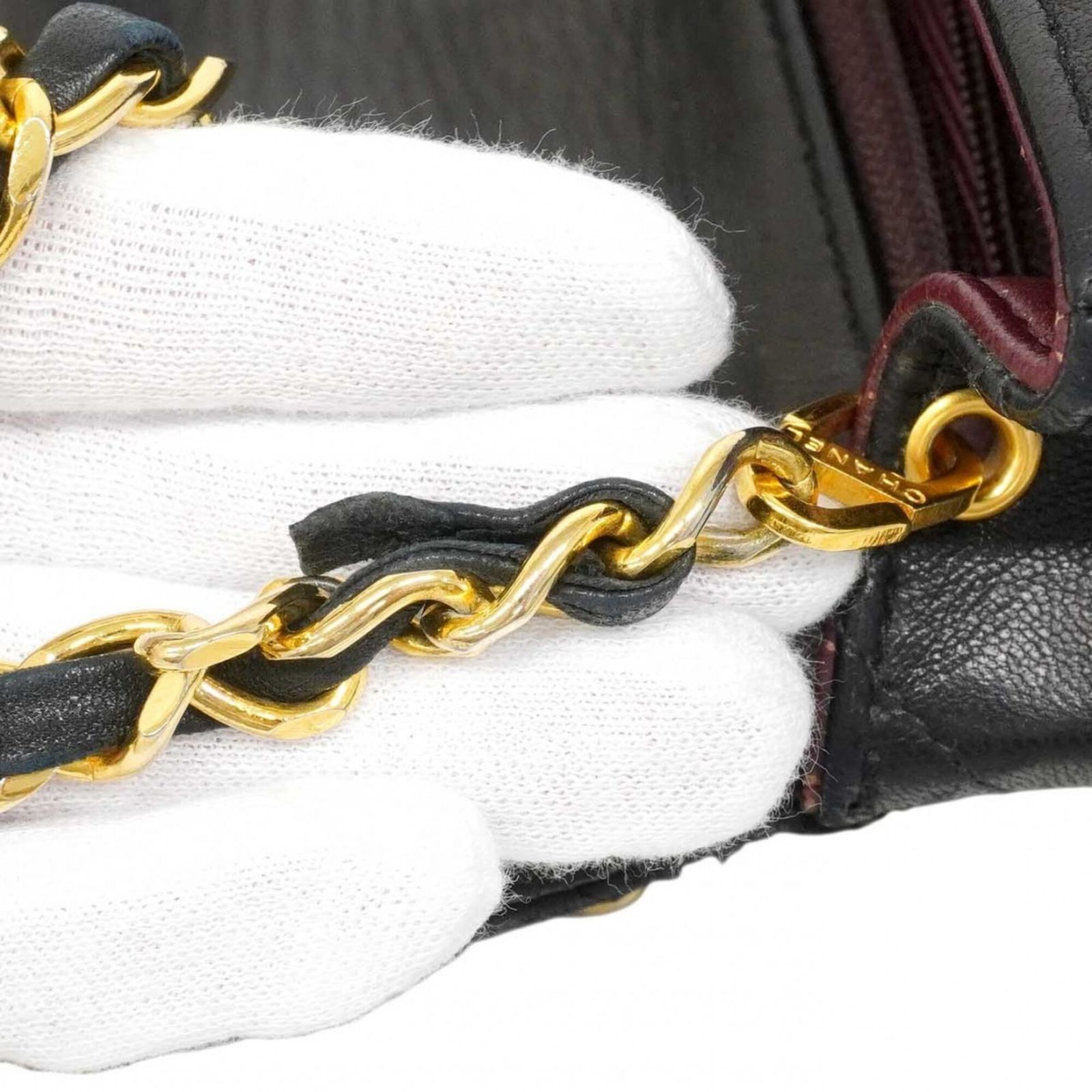 シャネル(Chanel) シャネル ショルダーバッグ マトラッセ チェーンショルダー ラムスキン ブラック レディース シャネル(Chanel) シャネル ショルダーバッグ マトラッセ チェーンショルダー ラムスキン ブラック レディース