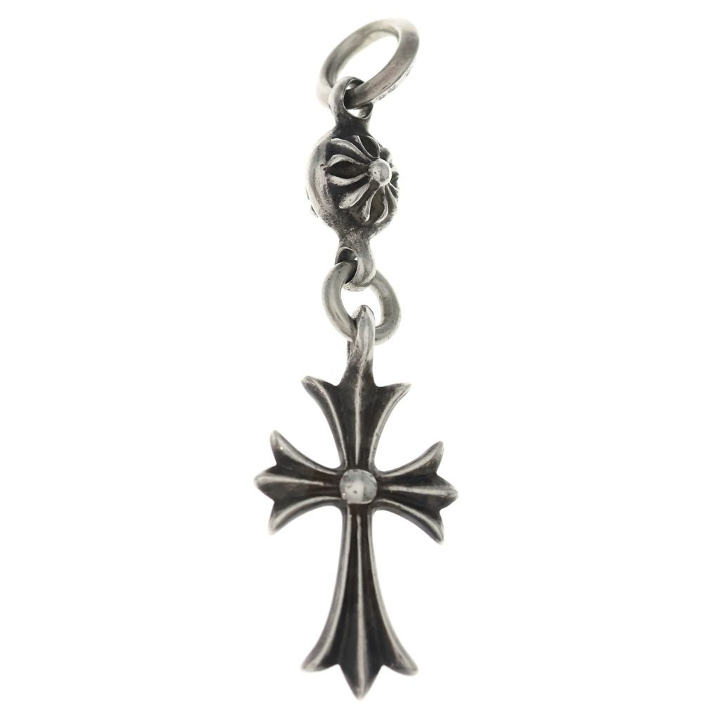 CHROME HEARTS (クロムハーツ) 1B TNY CH CRS 1ボール タイニー CHクロス チャーム ペンダントトップ シルバー BCA197