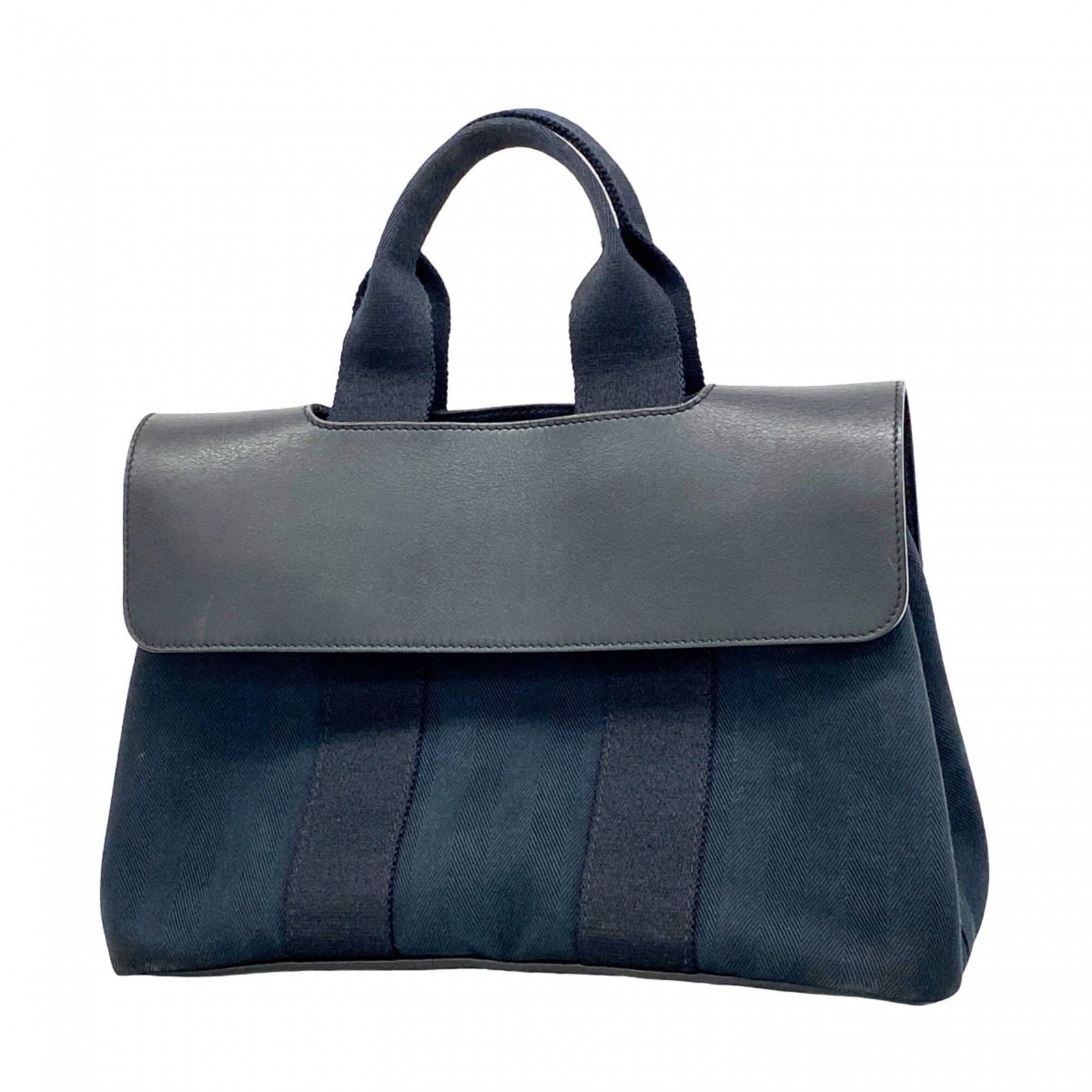 エルメス(Hermes) エルメス ハンドバッグ ヴァルパライソMM トワルシェブロン ブラック レディース