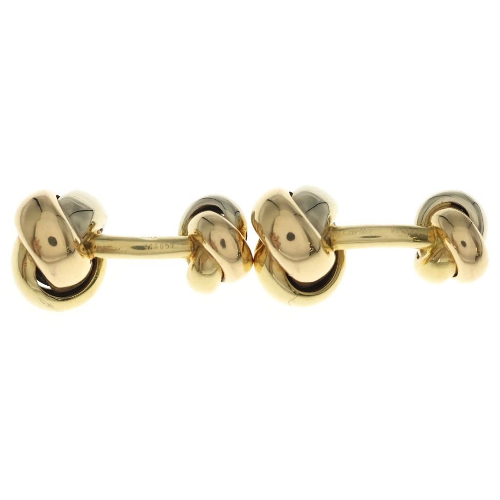 Cartier (カルティエ) トリニティ カフス ゴールド×シルバー×ピンクゴールド 750YGPGWG 19.1g