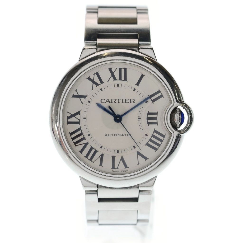 Cartier カルティエ W6920046 バロンブルー 白文字盤 SSAT ステンレス 自動巻き 腕時計 Cartier (カルティエ) W6920046 バロンブルー 白文字盤 SSAT