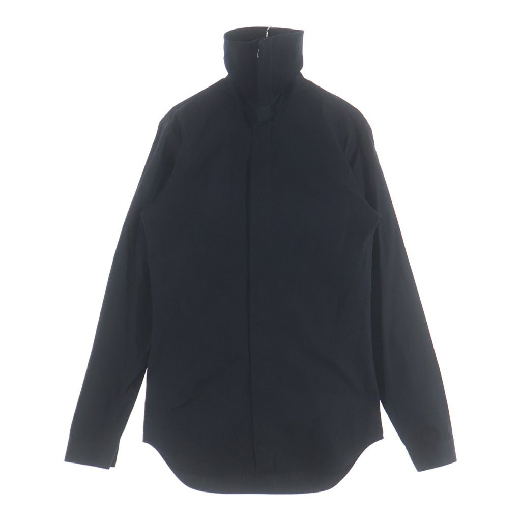 Dior HOMME (ディオールオム) 11SS ハイネックジップアップロングスリーブシャツ ブラック 123C518Z0100