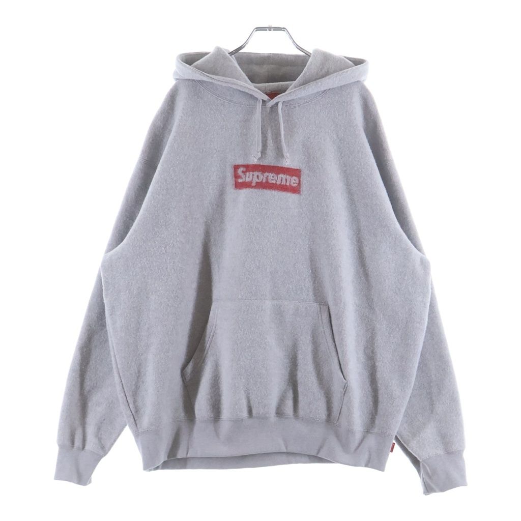 SUPREME (シュプリーム) 23SS Inside Out Box Logo Hooded Sweatshirt インサイド アウト ボックスロゴ フーデッド スウェット パーカー グレー