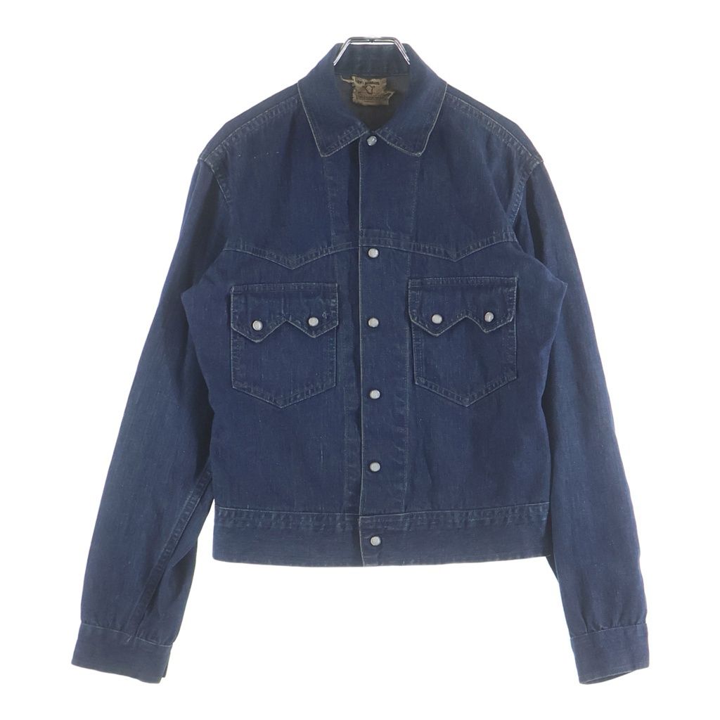 Levi's (リーバイス) 50'S VINTAGE ウエスタン デニム ジャケット ショートホーンタグ インディゴ
