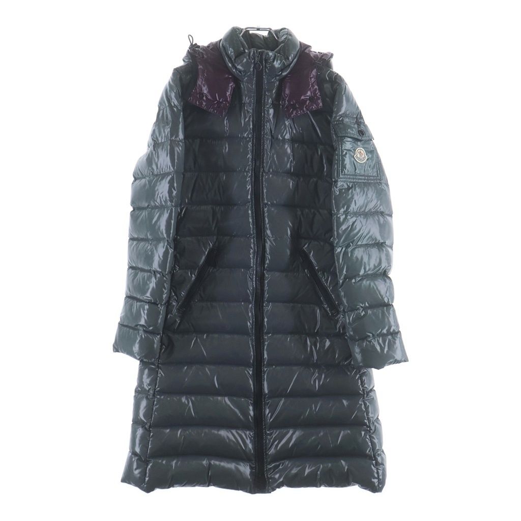 MONCLER (モンクレール) MOKA モカ フーデッド ダウン ロングジャケット コート グレー 020934931150