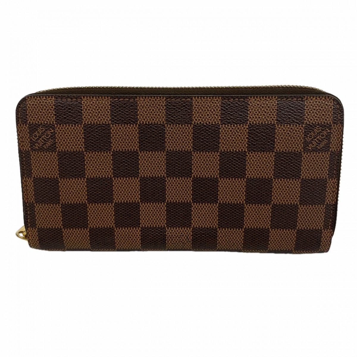 【6eb0538】ルイヴィトン 長財布 ダミエ ジッピーウォレット N60015 エベヌ【中古】メンズ レディース ユニセックス