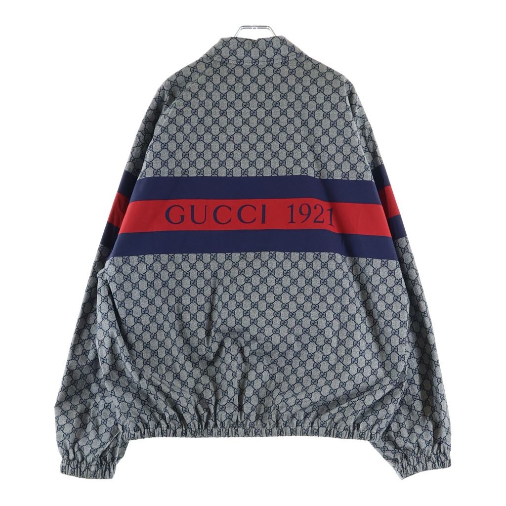 GUCCI (グッチ) GGスプリーム コットンジャケット グレー 770373