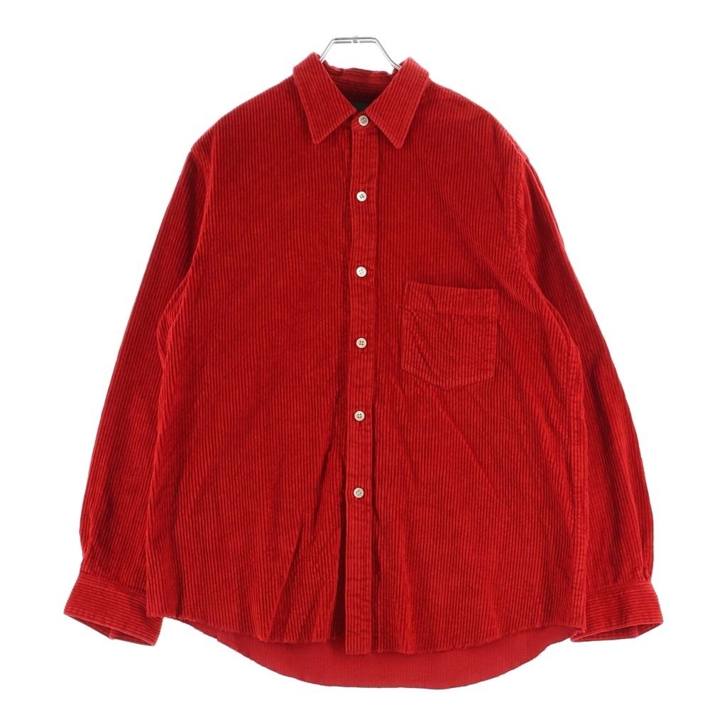 BED J.W. FORD (ベッドフォード) 23AW Corduroy Shirts コーデュロイシャツ 長袖シャツ レッド 23AW-B-BL08