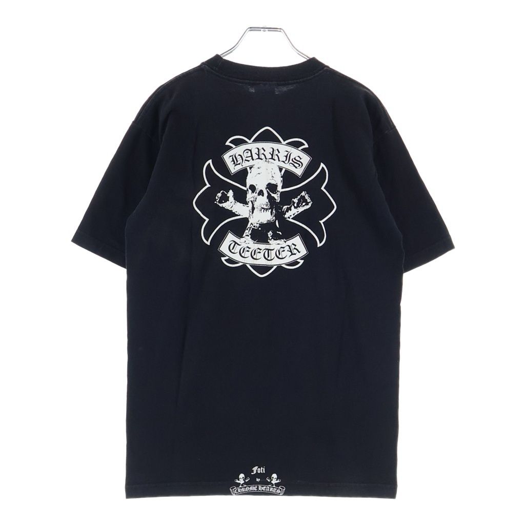 CHROME HEARTS (クロムハーツ) OLD CH FOTI PRINT TEE フォティプリント 半袖Tシャツ カットソー ブラック