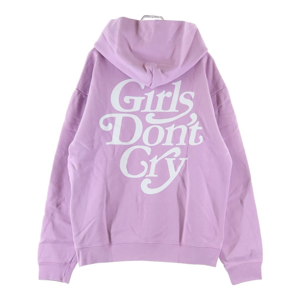 Girls Don't Cry (ガールズドントクライ) Logo Sweat Pullover Parka ロゴ スウェットプルオーバーパーカー ピンク