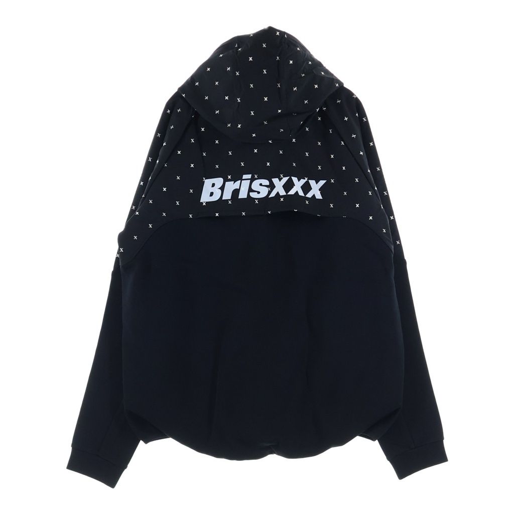 F.C.R.B. (エフシーアールビー) 21SS ×GOD SELECTION XXX TRAINING VENTILATION HOODIE トレーニング ベンチレーション ジップパーカー ブラック FCRB-210116