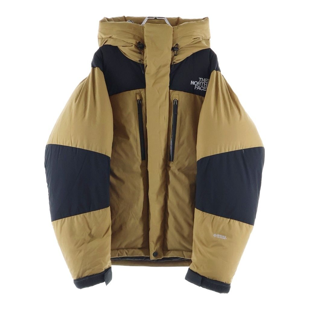 THE NORTH FACE (ザノースフェイス) BALTRO LIGHT JACKET バルトロライト ナイロン ロゴ刺繍 フーデッド ダウンジャケット ブラウン ND91950