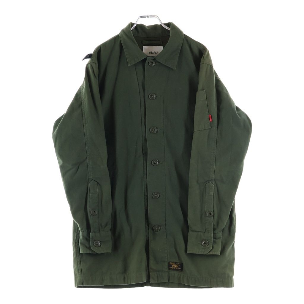 WTAPS (ダブルタップス) 17AW BUDS. LONG JACKET バッズ ロング ミリタリージャケット カーキ 172WVDT-JKM02