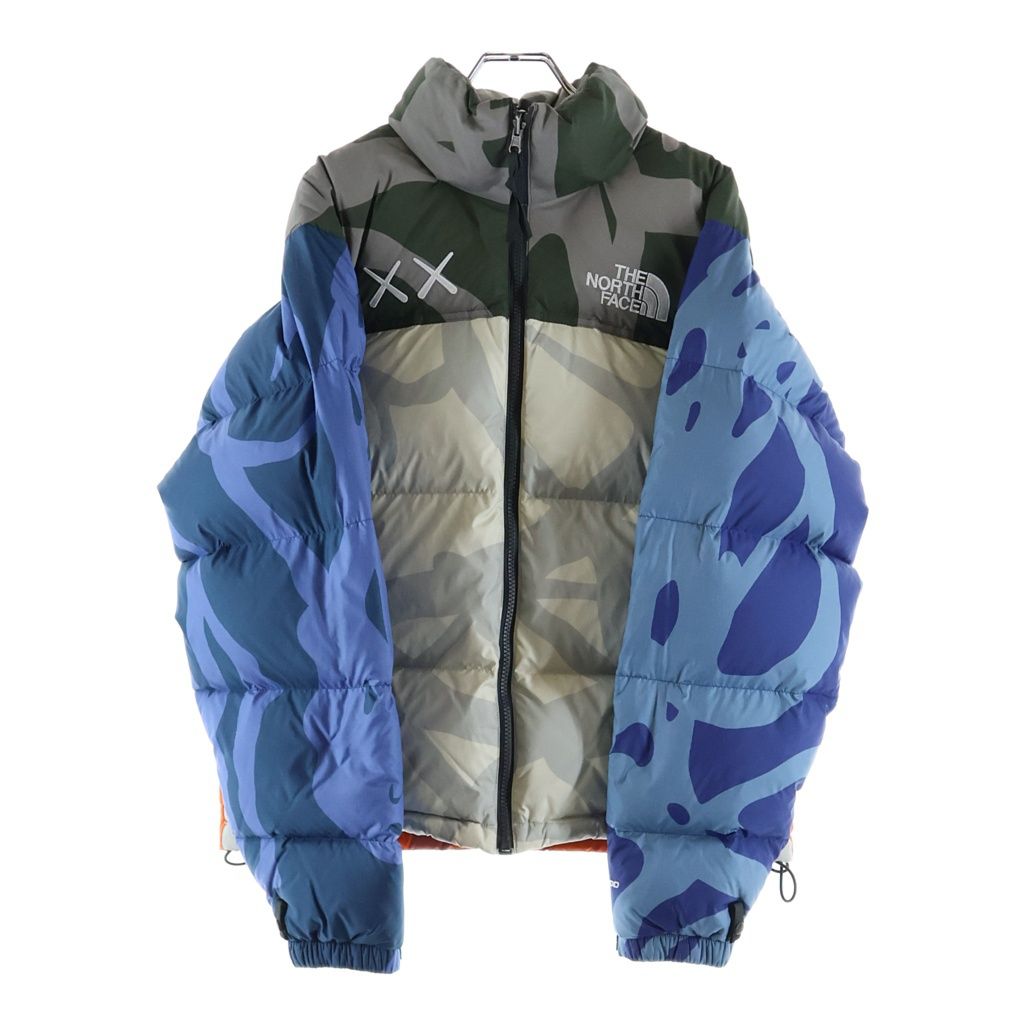 THE NORTH FACE (ザノースフェイス) ×KAWS RETRO 1996 NUPTSE JACKET カウズ レトロヌプシ ジップアップダウンジャケット マルチカラー NF0A7WLU