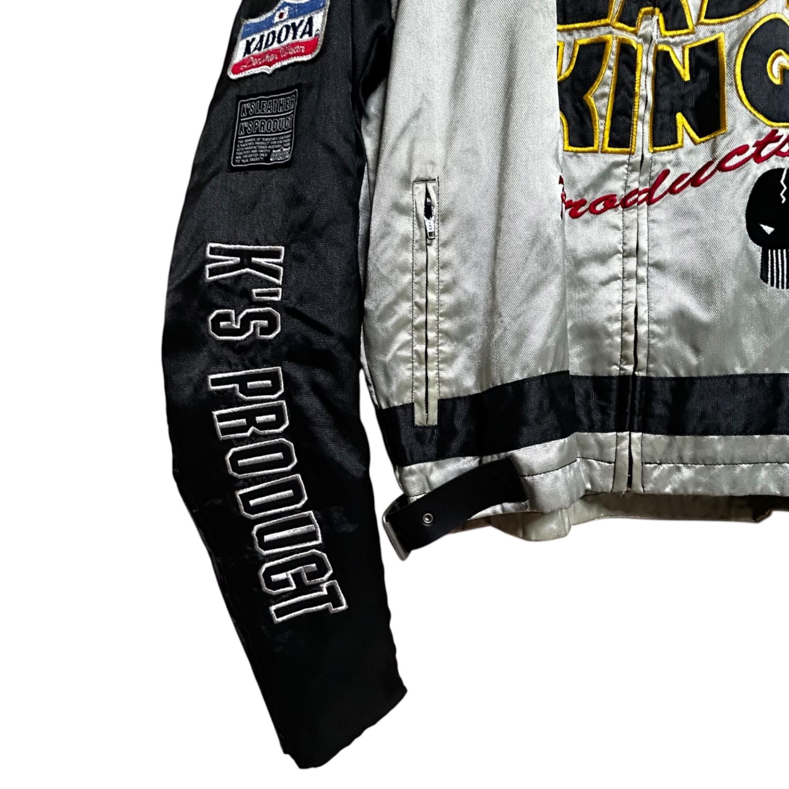 希少絶版 KADOYA カドヤ CLASH KING メッシュライダースジャケット K