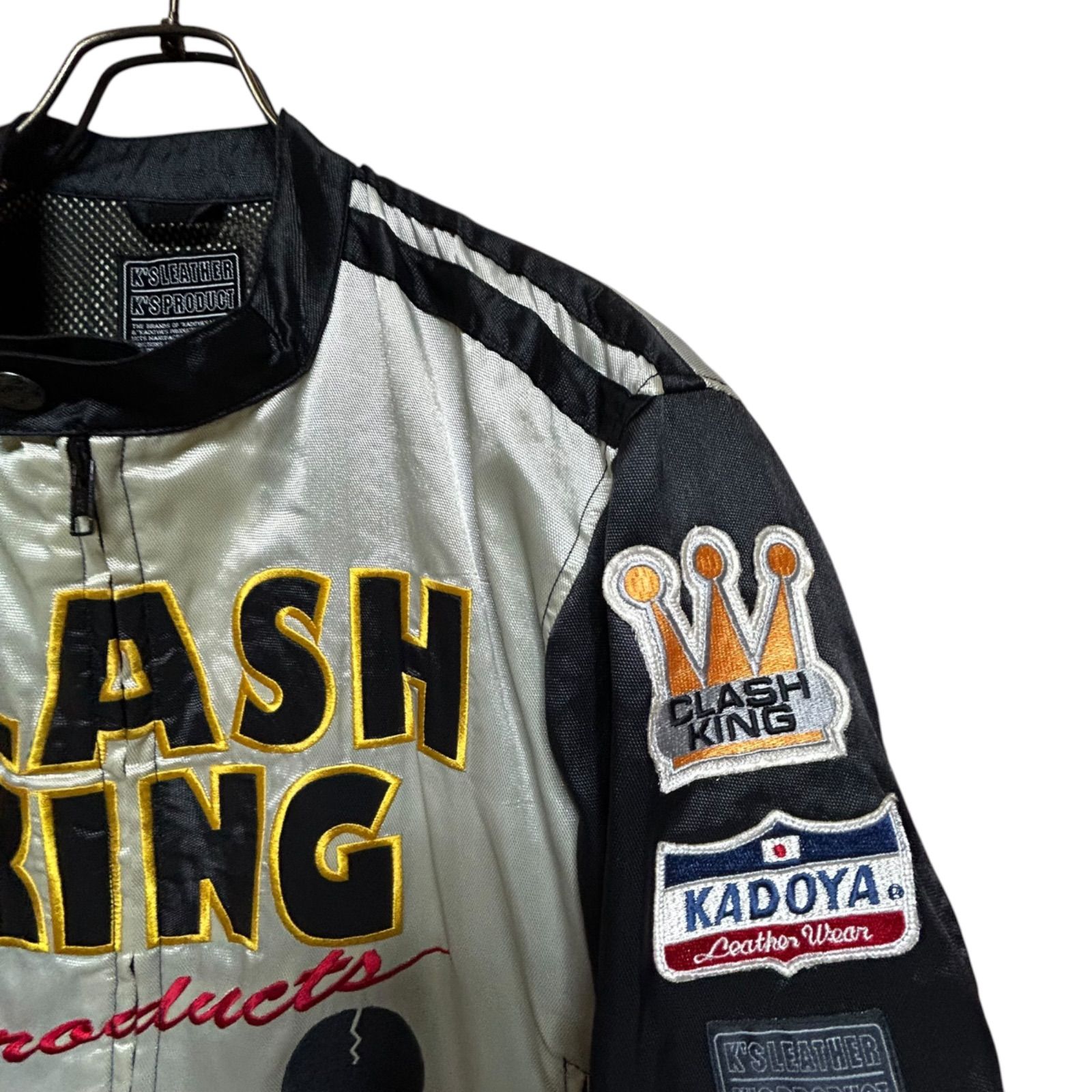 希少絶版 KADOYA カドヤ CLASH KING メッシュライダースジャケット K