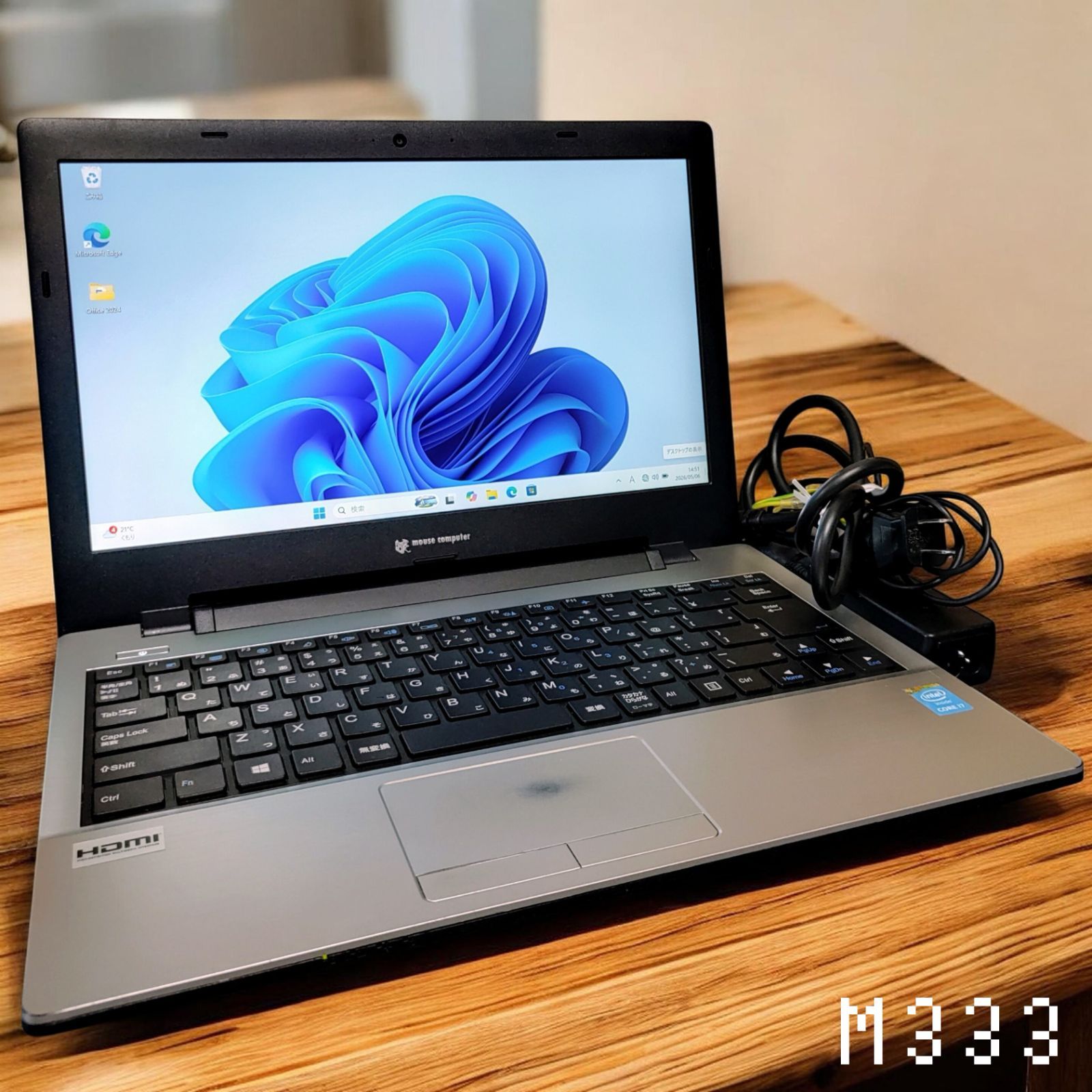 mouse computer Corei7 メモリ16GB SSD500GB 高解像度 WQHD 小型 管理番号 M333