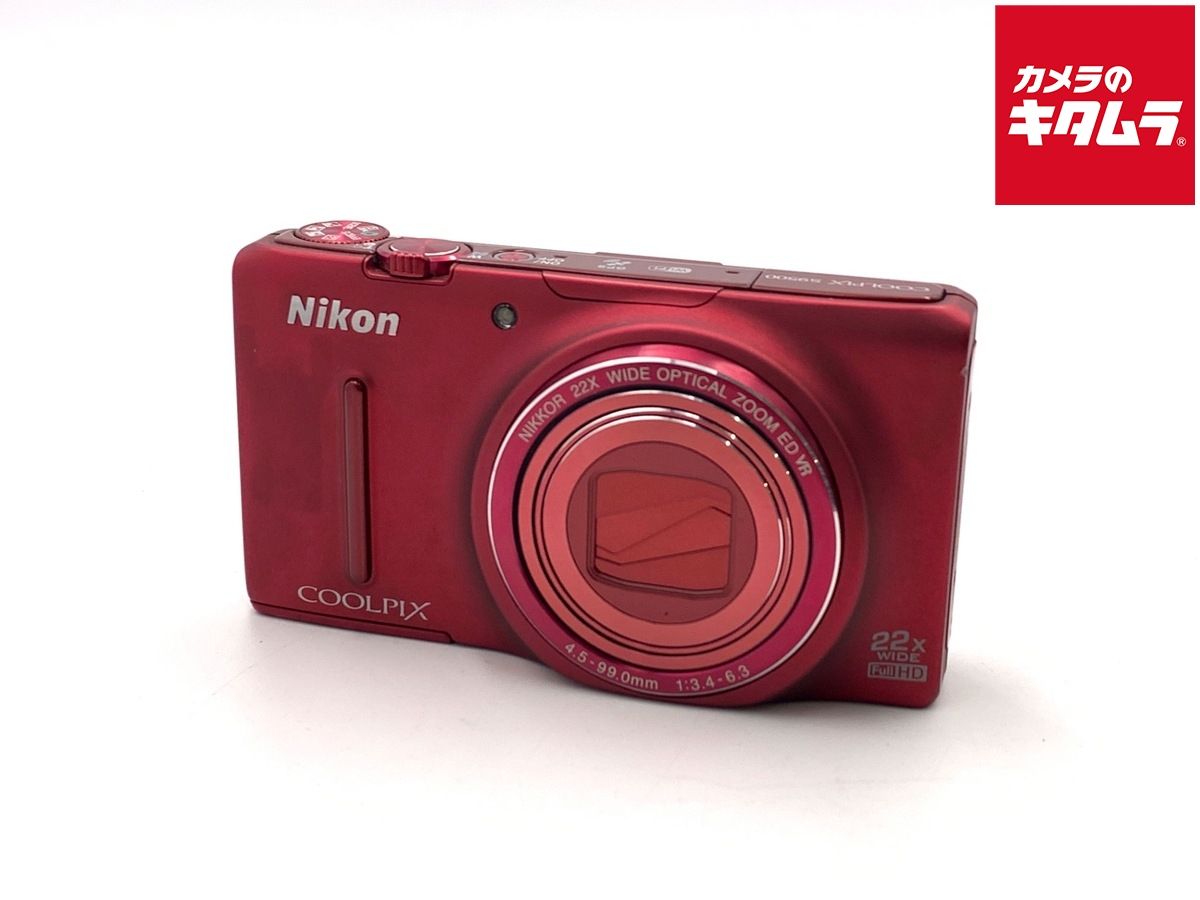 【中古】 【良品】 ニコン COOLPIX S9500 RD ヴェルヴェットレッド