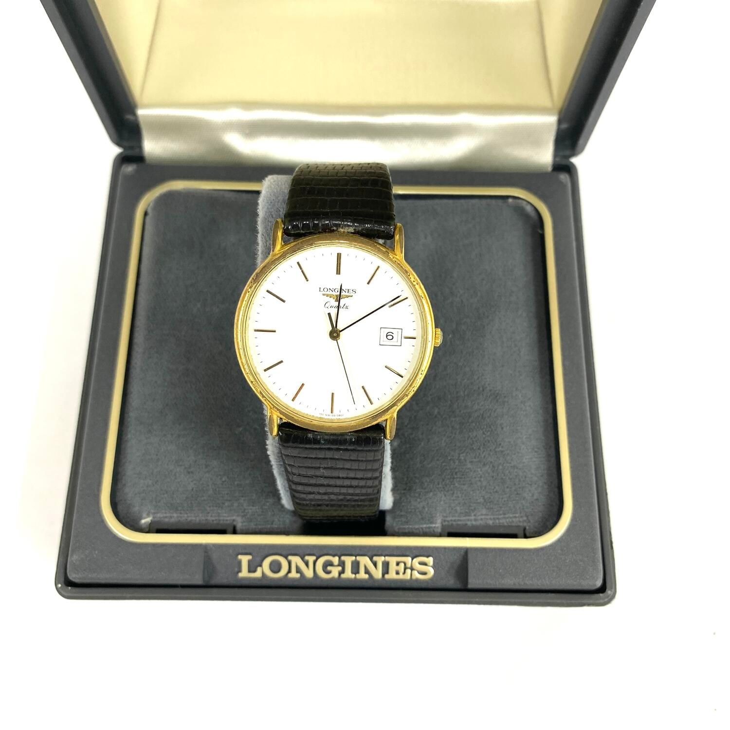 【★加古川物流】中古 ジャンク 不動品 LONGINES クオーツ 腕時計 アナログ ステンレススチール [3091･970]：【131】