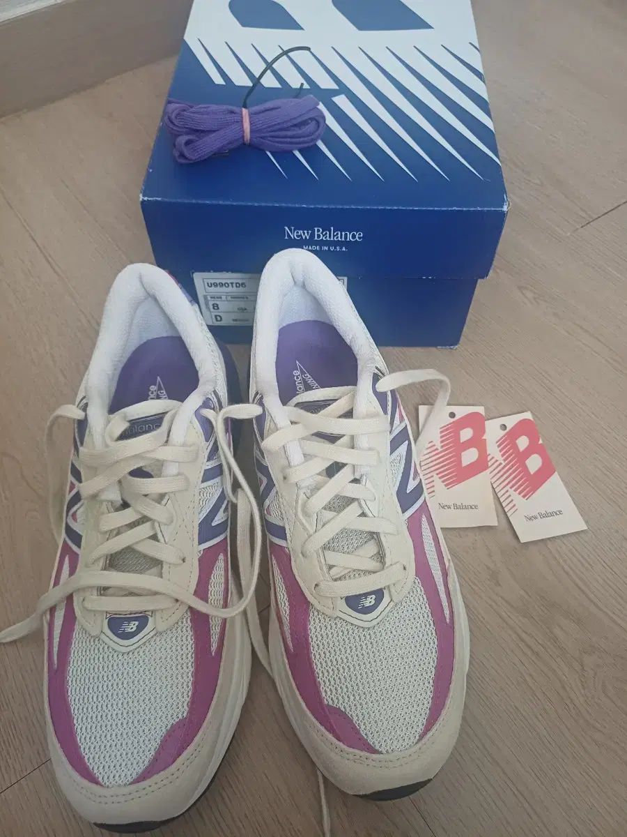 New Balance 990v6 PURPLE アンゴラ 大谷 着用 フルセット 新品 (直接取引)