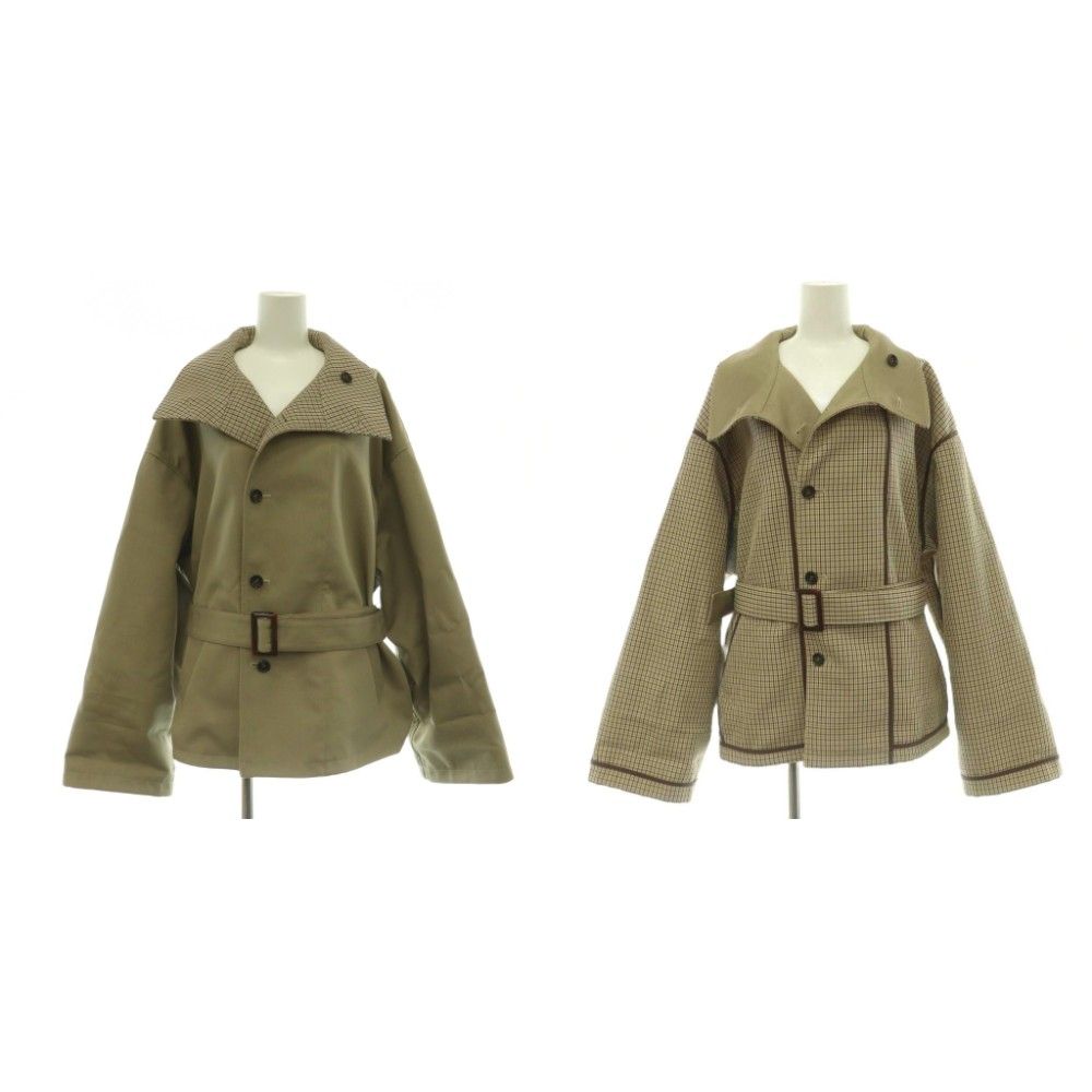 マディソンブルー MADISONBLUE 26SS SINGLE TRENCH COAT シングルトレンチコート アウター リバーシブル 00 ベージュ MB261-2001 /NR ■OS