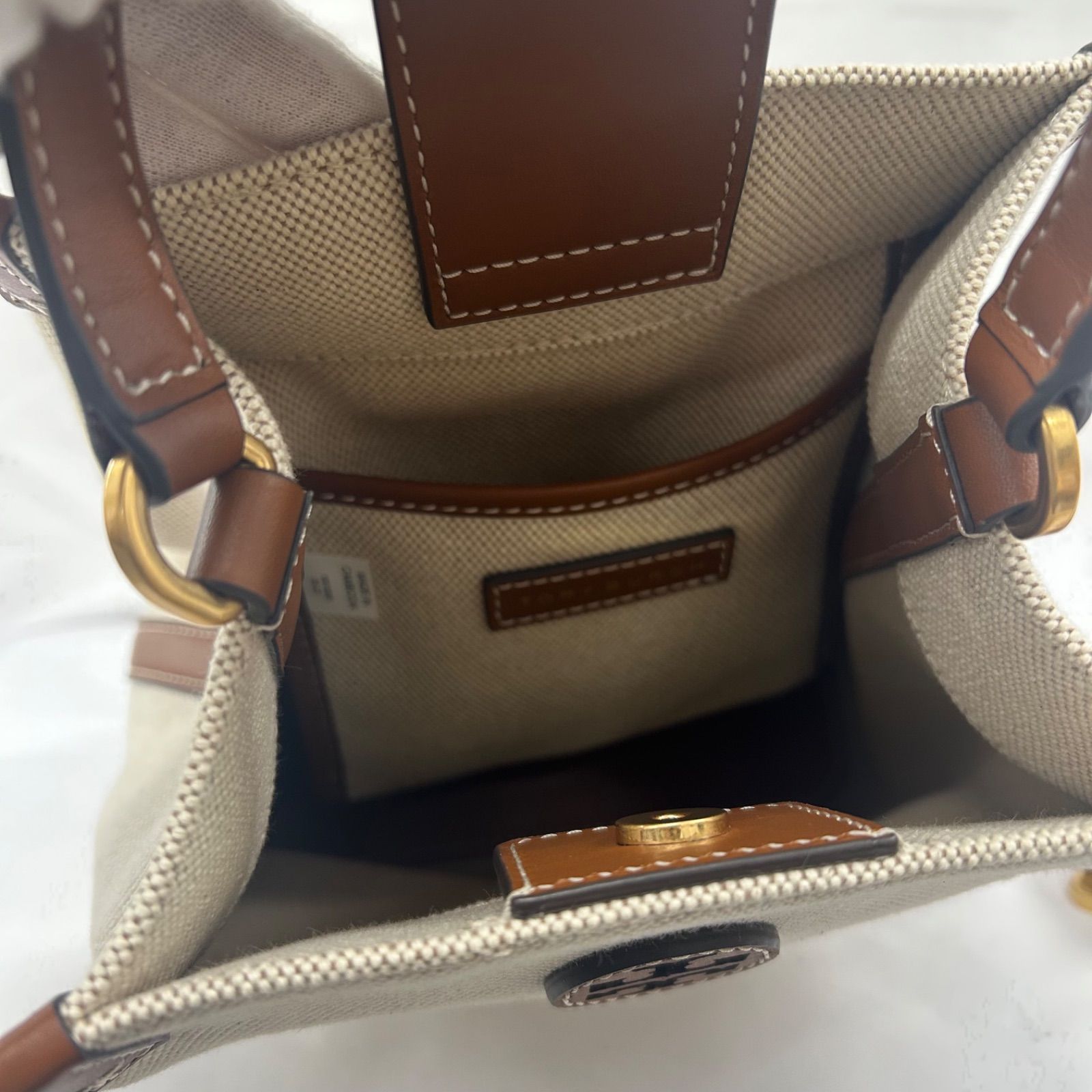 KT02 Tory Burch トリーバーチ Blake Canvas Bucket Bag ブレイク 