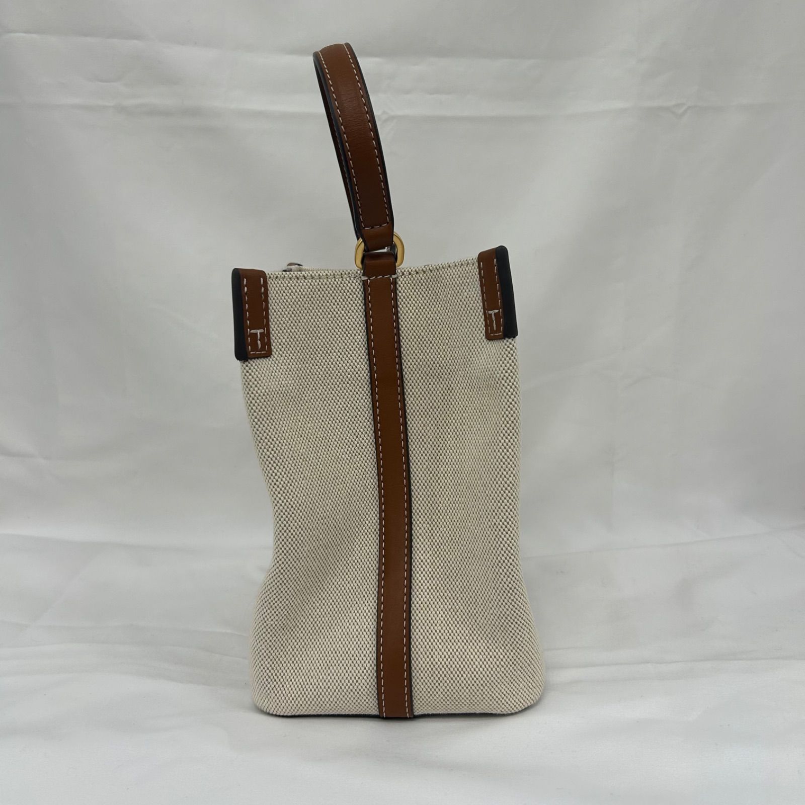 KT02 Tory Burch トリーバーチ Blake Canvas Bucket Bag ブレイク 