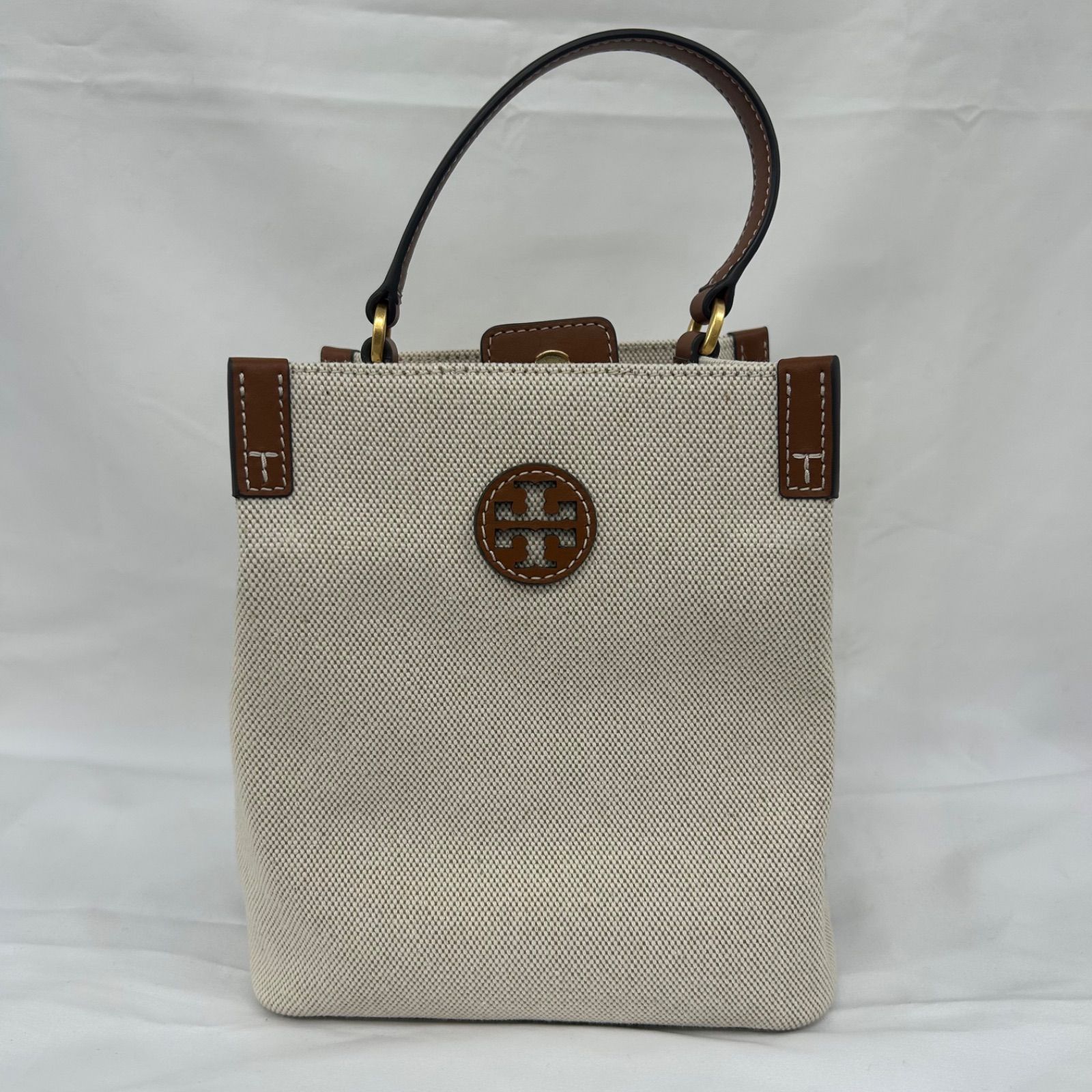 KT02 Tory Burch トリーバーチ Blake Canvas Bucket Bag ブレイク 