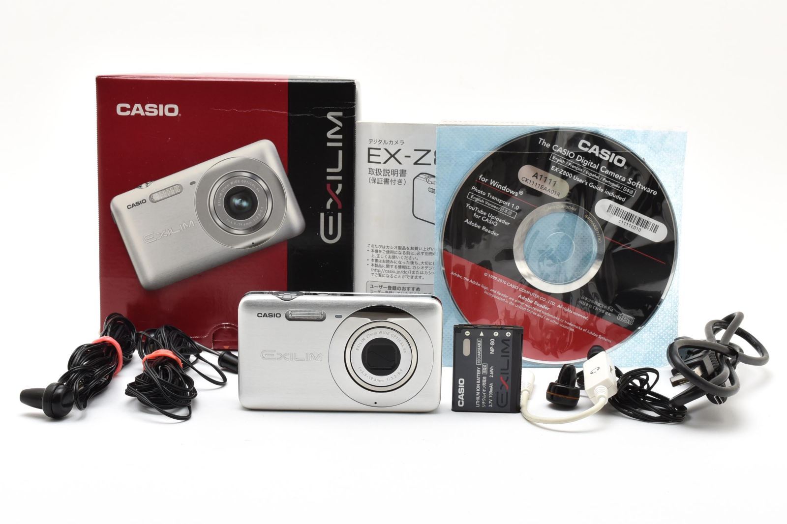 6813 【難あり品(ジャンク）】 Casio Exilim Ex-Z800 コンパクトデジタルカメラ