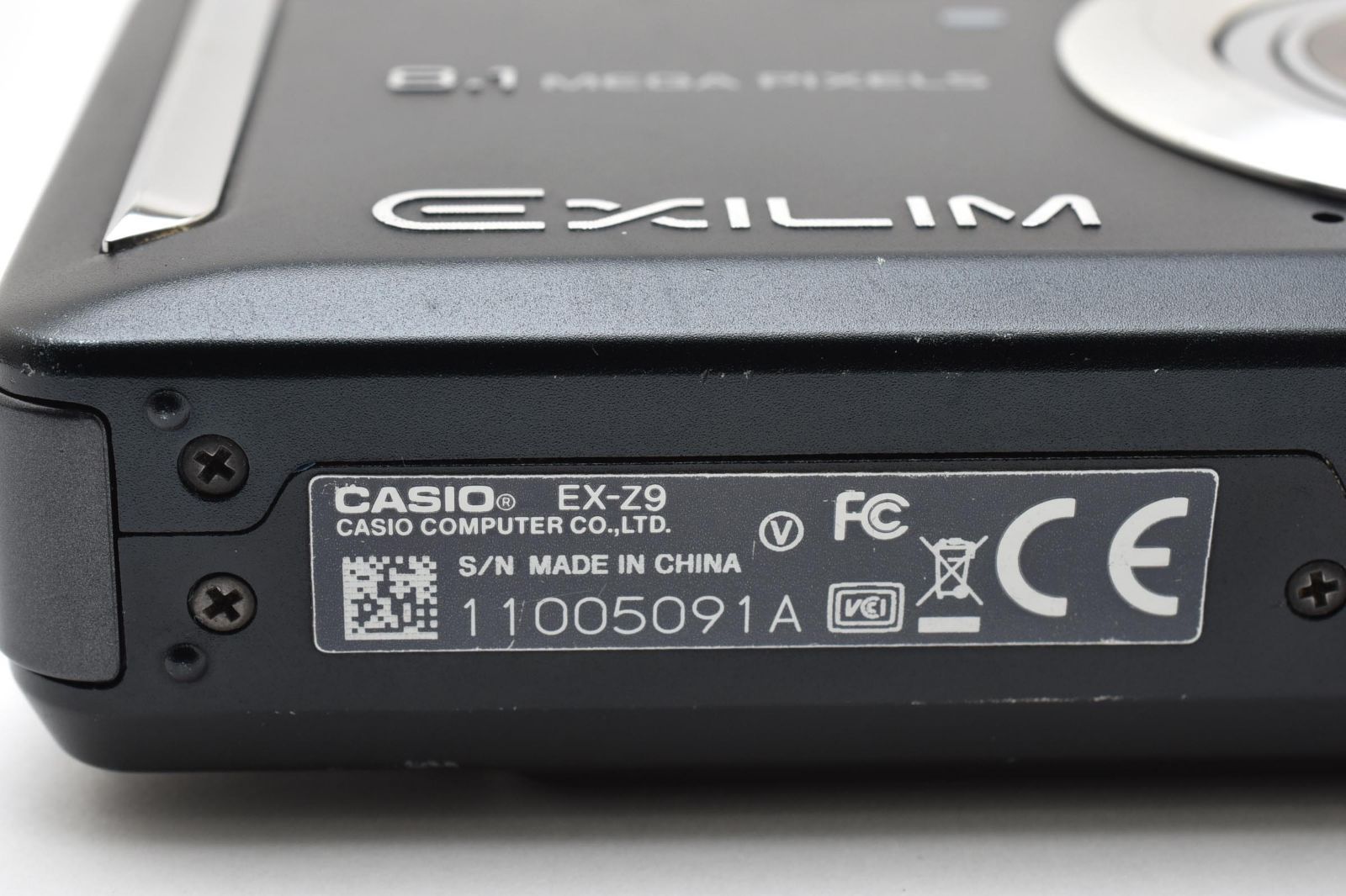 6820 【並品】 Casio Exilim Ex-Z9 Compact Digital Camera 動作確認済 コンパクトデジタルカメラ