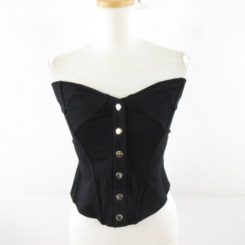 Fleur du mal コルセット ビスチェ 黒 XS *A293
