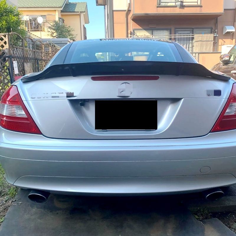 【送料無料】メルセデス・ベンツ SLK R171 SLK200 SLK300 SLK350 リアスポイラー 2004-2010 専用設計 定風翼 塗装済み スポーティー カスタム ドレスアップ ブラック 外装パーツ
