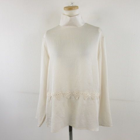 シズカコムロ 4298 SHIZUKA KOMURO カットソー レース 長袖 ベージュ