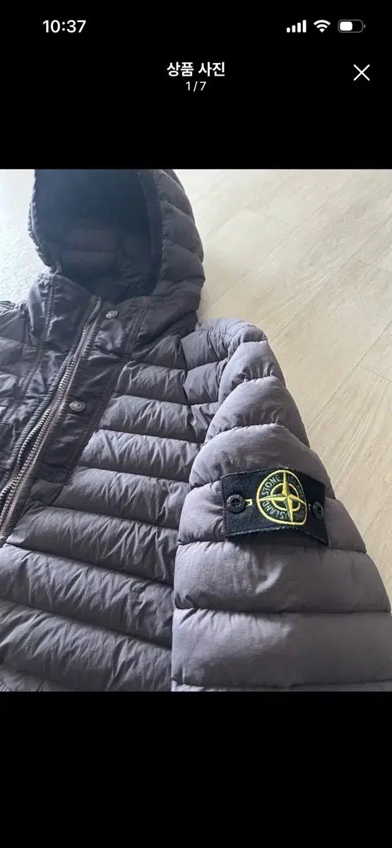 100プロ正規品) ストーンアイランド 軽量ダウン