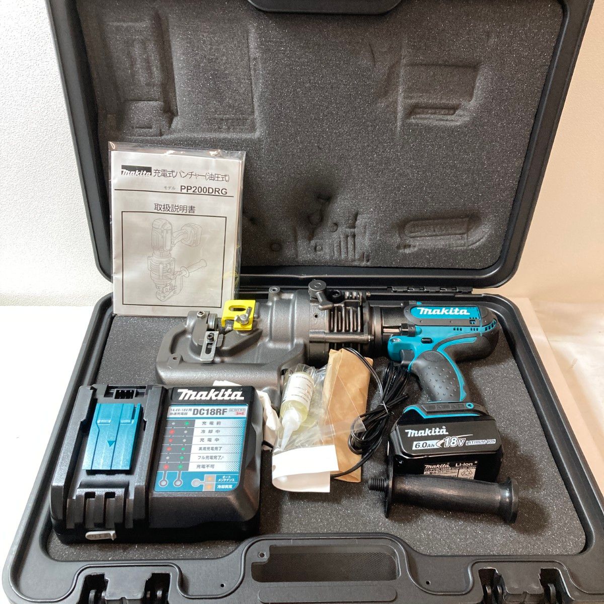 MAKITA マキタ 18v 6.0Ah 充電式パンチャー 未使用品 ※PSEマークあり (4) PP200DRG