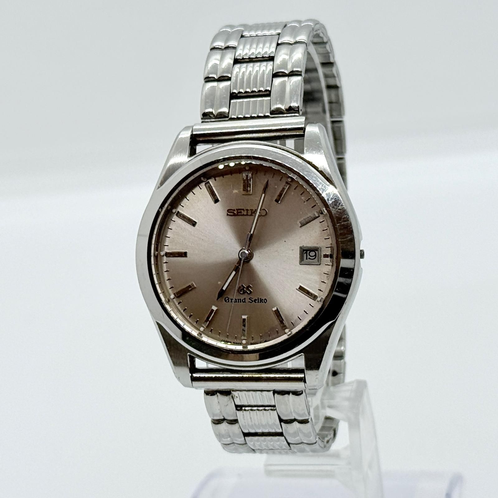 SEIKO セイコー グランドセイコー 8N65-8000 ベージュ QZ メンズ 