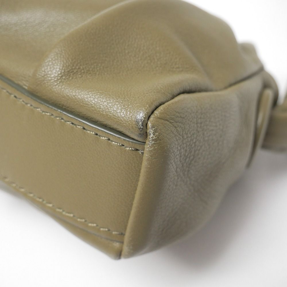elleme エルメ Long Vague ショルダーバッグ ギャザー セミショルダー ハンドバッグ 鞄 イタリア製 ブランド古着【中古】20260309/RA8234 elleme エルメ Long Vague ショルダーバッグ ギャザー セミショルダー