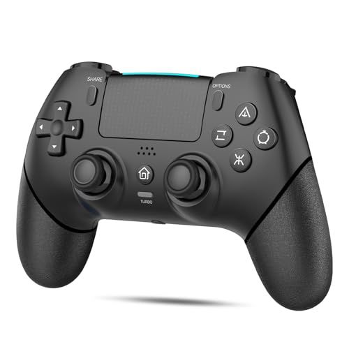 PS4コントローラー【2026年新版?金賞傑作】Onefun ps4 コントローラー 大容量1000mAh Bluetooth無線接続 背面ボタン付き マクロ機能 Turbo自動連射機能 6軸ジャイロセンサー搭載 16時間連続使用 高耐久ボタ ad195f60