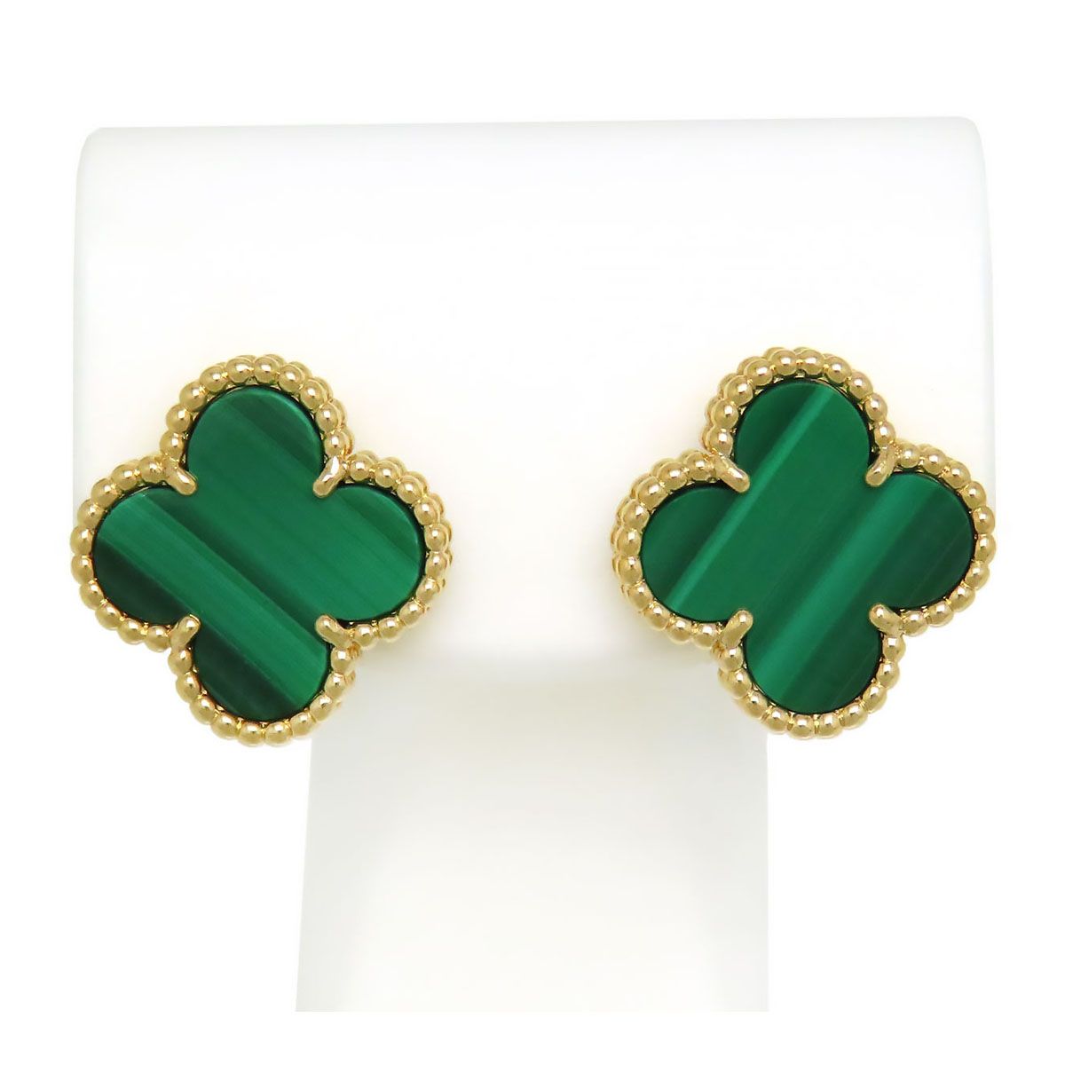 ヴァンクリーフ＆アーペル ヴィンテージ アルハンブラ ピアス VCARO3QLOO Au750 (K18YG) レディース Van Cleef & Arpels【中古】 【ジュエリー】