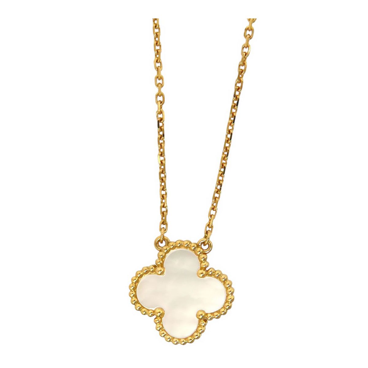 ヴァンクリーフ&アーペル ヴィンテージ アルハンブラ ネックレス VCARA45900 Au750 (K18YG) レディース Van Cleef & Arpels【中古】 【ジュエリー】