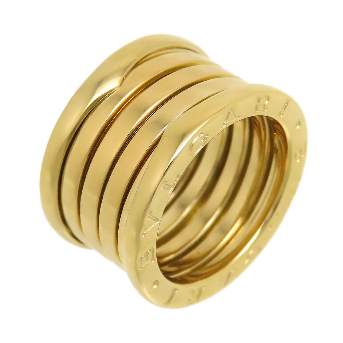 ブルガリ ビーゼロワン リング L #52 750 (K18YG) レディース BVLGARI【中古】 【ジュエリー】